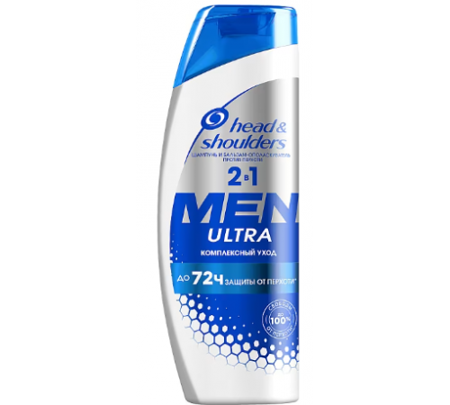Шампунь Head & Shoulders 400мл ULTRA Комплексный уход 2в1  (6шт/уп)/48ящ