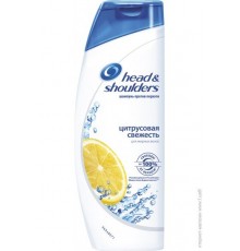 H&S Шамп. против перхоти ЦИТРУСОВАЯ СВЕЖЕСТЬ для жирных волос 400мл (Россия) (6шт/уп)/48ящ