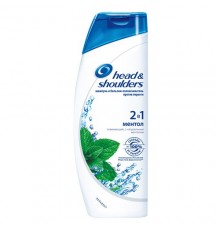 Шампунь Head & Shoulders 400мл Освежающий ментол 2 в1 (6шт/уп)