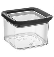 Контейнер вакуумный для сыпучих продуктов квадратный "Люкс Ультра" 0.55 л(45шт) арт 32306