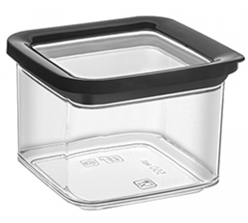 Контейнер вакуумный для сыпучих продуктов квадратный "Люкс Ультра" 0.55 л(45шт) арт 32306