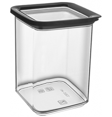 Контейнер вакуумный для сыпучих продуктов квадратный "Люкс Ультра" 1.2 л (27шт) арт 32307