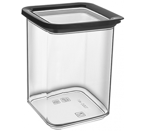 Контейнер вакуумный для сыпучих продуктов квадратный "Люкс Ультра" 1.2 л (27шт) арт 32307