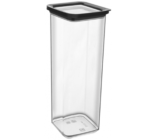 Контейнер вакуумный для сыпучих продуктов квадратный "Люкс Ультра" 2.2 л(18шт) арт 32309