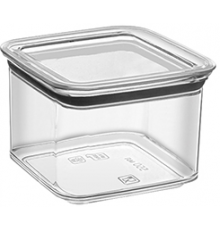 Контейнер вакуумный для сыпучих продуктов квадратный "Ультра" 0,55 л (45шт) арт 32206