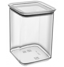 Контейнер вакуумный для сыпучих продуктов квадратный "Ультра" 1.2 л (27шт) арт 32207