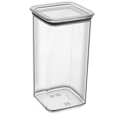 Контейнер вакуумный для сыпучих продуктов квадратный "Ультра" 1.75 л (18шт) арт 32208