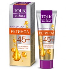 Крем для лица "Tolk Pharm" "Ретинол" 40мл арт.2581 (24/уп)