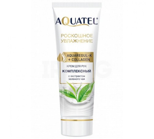 Крем для рук AQUATEL с экстрактом зеленого чая туба 75мл арт,2651 (24/уп)