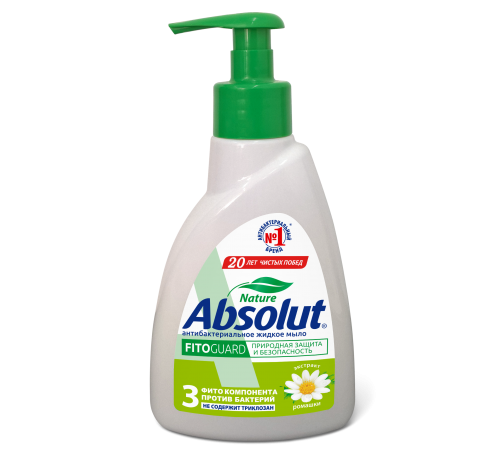 Мыло туалетное жидкое "ABSOLUT FitoGuard " Ромашка 250г арт 5056/10 (10/уп)