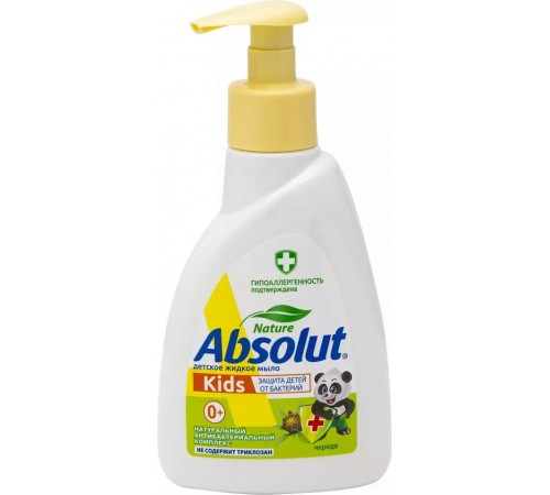 Мыло туалетное жидкое "ABSOLUT Kids" череда, 250 арт 5060/10  (10/уп)