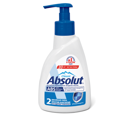 Мыло жидкое ABSOLUT ABS Антибактериальное ультразащита 250г арт 5062/10 (10шт/уп)