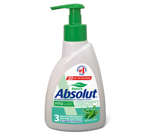 Мыло туалетное жидкое "ABSOLUT FitoGuard " Алоэ 250г арт 5064/10 (10/уп)