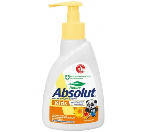 Мыло туалетное жидкое ABSOLUT Kids календула, 250 арт 5065/10 (10/уп)