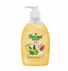 Жидкое крем-мыло ВЕСНА Ассорти олива и миндальное молочко 500г арт 5218 (10/уп)