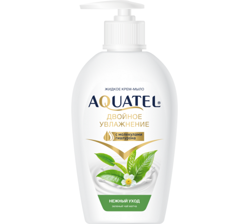 Крем-мыло жидкое "Aquatel" зеленый чай матча, 280 гр. Арт 5258 (10/уп)