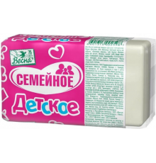 Мыло туалетное "ВЕСНА Семейное" Детское нейтральное 140г арт.1714 (44/уп)