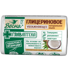 Натуральное мыло 'ВЕСНА Главаптека' глицериновое 90г арт 1782 (72/уп)