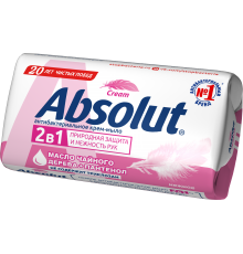 Крем-мыло туалетное 'ABSOLUT 2в1" Антибактериальное Нежное 90г арт 6058 (72/уп)