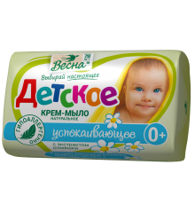 Крем-мыло 'ВЕСНА Детское' Успакаюваещее с экстрактом ромашки 90г арт 6100 (72/уп)