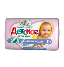 Крем-мыло 'ВЕСНА Детское' Увлажняющее с овсяным молочком 90г арт 6104 (72/уп)