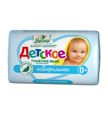 Мыло туалетное твердое 'ВЕСНА Детское' нейтральное, 90  арт 6112 (72/уп)