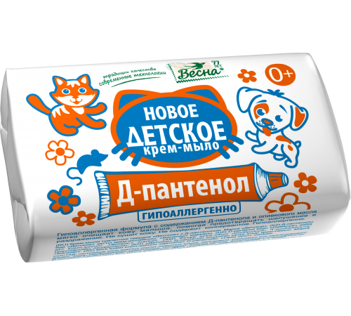Крем-мыло 'ВЕСНА Детское Новое'с Д-пантенолом 90г арт.6149 (72/уп)