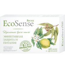 Туалетное крем-мыло Ecosense эвкалипт и бергамот, 90 г в пачк арт 6150 (36/уп)
