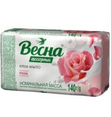 Крем-мыло ВЕСНА Ассорти роза 140 г арт 6212 (44/уп)