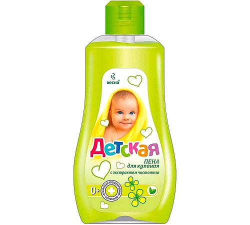 Пена для купания 'ВЕСНА Детское' чистотел, 280г (флакон с колпачком флип-топ) арт 7109 (16/уп)