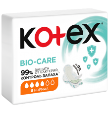 Kotex Прокладки Bio-Care нормал 8шт