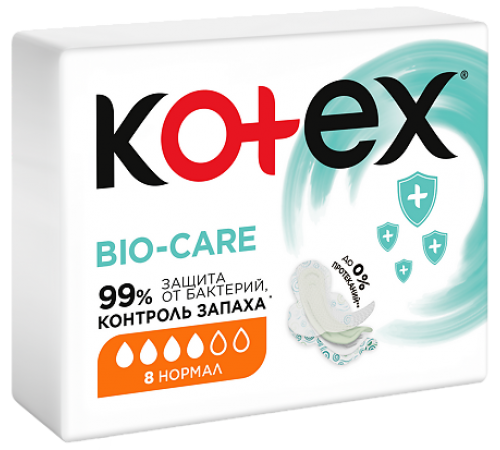 Kotex Прокладки Bio-Care нормал 8шт