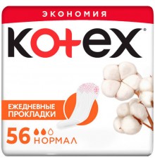 Kotex Прокладки ежедневные Нормал 56шт