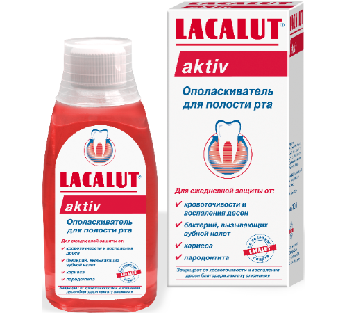 LACALUT Aktiv ополаскиватель для полости рта 300мл