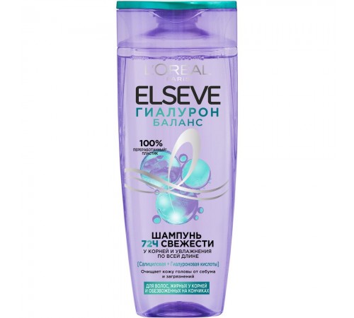 Elseve Шампунь 400мл Гиалуроновый баланс  *6