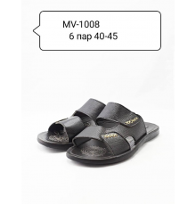 Мужские шлепанцы арт. MV 1008  ассорти 40-45р (6шт/уп)