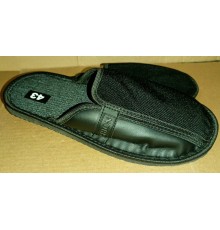 Тапочки мужские  комнатные закрытые подошва эва ассорти 40-45рр 12пар арт. 008а/з (12/уп)