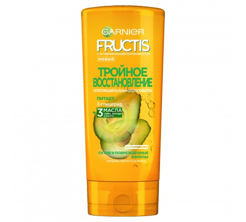 FRUCTIS Бальзам для волос Тройное Восстановление 200мл  *12