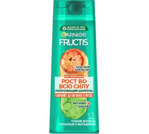 FRUCTIS Шампунь Укрепляющий Красный апельсин 400мл  *12