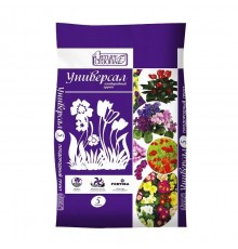Грунт Плодородный Четыре сезона "Универсал" 5л (5шт/уп)