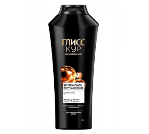 Шампунь Глисс кур 400мл  Экстремальное восстановление  *6*12