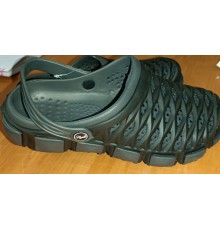 Кроксы мужские Сабо  арт.702 черные(40-45р)  (12шт/уп)