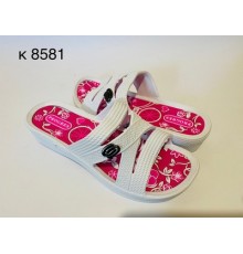 Пена женская Progres 128 Танкетка Белый/Розовый (8шт/уп.,р.36-41) 8581