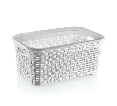 Корзина плетёная 35 лт белый (12) шт арт.05104