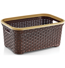 Корзина плетёная 35 лт корич (12) шт арт.05104