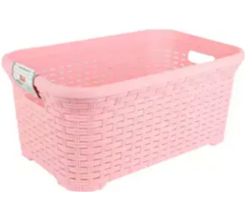 Корзина плетёная 35 лт розовый (12) шт арт.05104