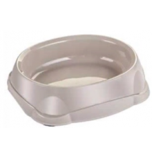 Миска для животных 250мл св-серый (уп.60 шт)  арт.245