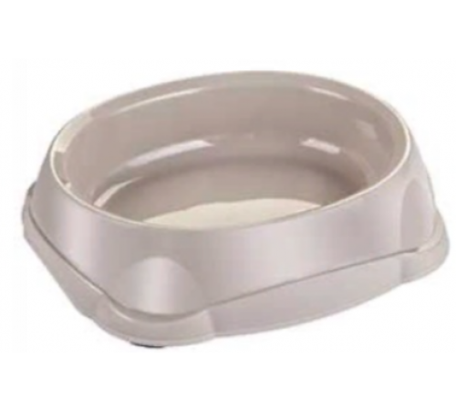 Миска для животных 250мл св-серый (уп.60 шт)  арт.245