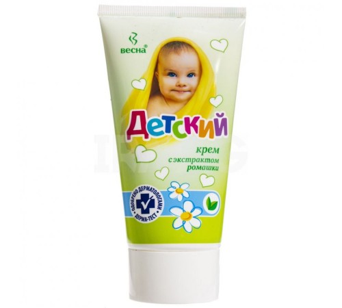 Крем Весна Детский Успокаивающий с экстрактом ромашки, туба 150мл арт.2309 (18/уп)