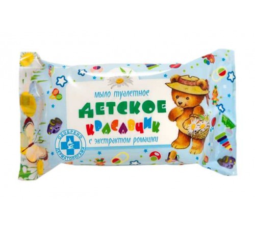 Мыло туалетное Меридиан "ДЕТСКОЕ" «Красавчик» С ЭКСТРАКТОМ РОМАШКИ 100 гр (66шт/кор)